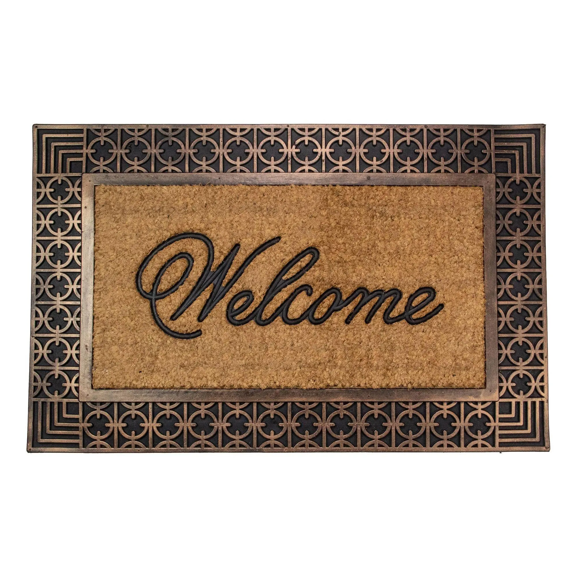 Northlight Coir Rectangular "Welcome" Doormat 23" x 35" Northlight Coir Rectangular "Welcome" Doormat 23" x 35"
