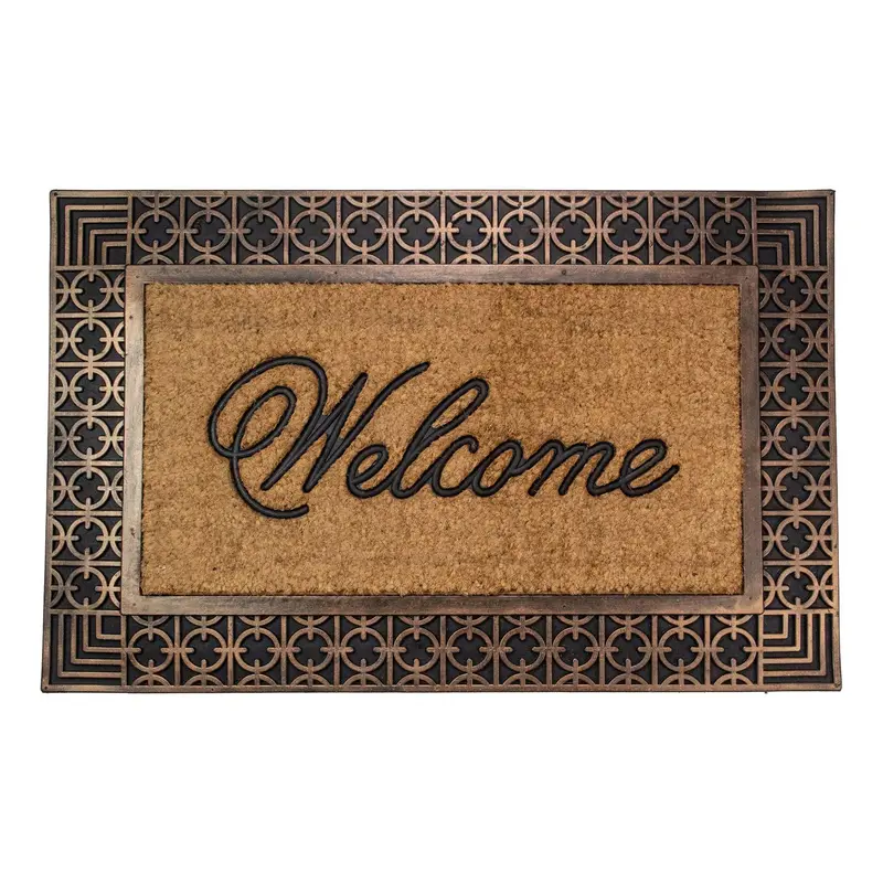 Northlight Coir Rectangular "Welcome" Doormat 23" x 35"