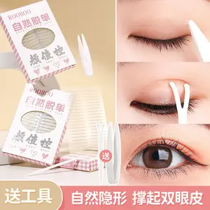 [A box of 400 pieces] ROOBOO natural invisible double eyelid sticker natural skin-friendly, light, breathable and long-lasting