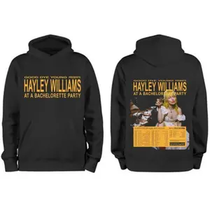Hayley Williams Bachelorette Party Tour Hoodie – Alternative Rock Singer Graphic 2-Sided Hoodie for Fans, Concert & Party Outfit