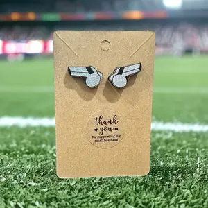 Whistle Post/Stud Earrings | Coach | Team