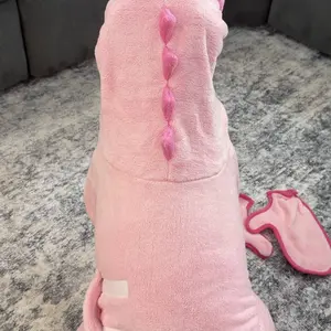 2 Counts Quick-Dry Dog Bathrobe Pet Towels Set, Adjustable Microfiber Robe with Drying Gloves, Ideal for Cold Weather and Beach Swimming #GLOBAL PICKS