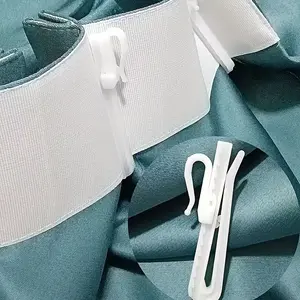 Adjustable Curtain Hook, Retractable Hook 3inch 7cm, Plastic Adjustable Hook, Korean Pleated Hook, Home Decor Accessory