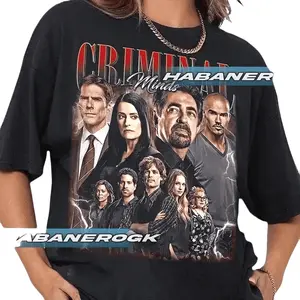 Limited Criminal Minds Vintage Gift For Women And Man Unisex Unisex Cotton Graphic Tee True Fit Cotton T-Shirt
