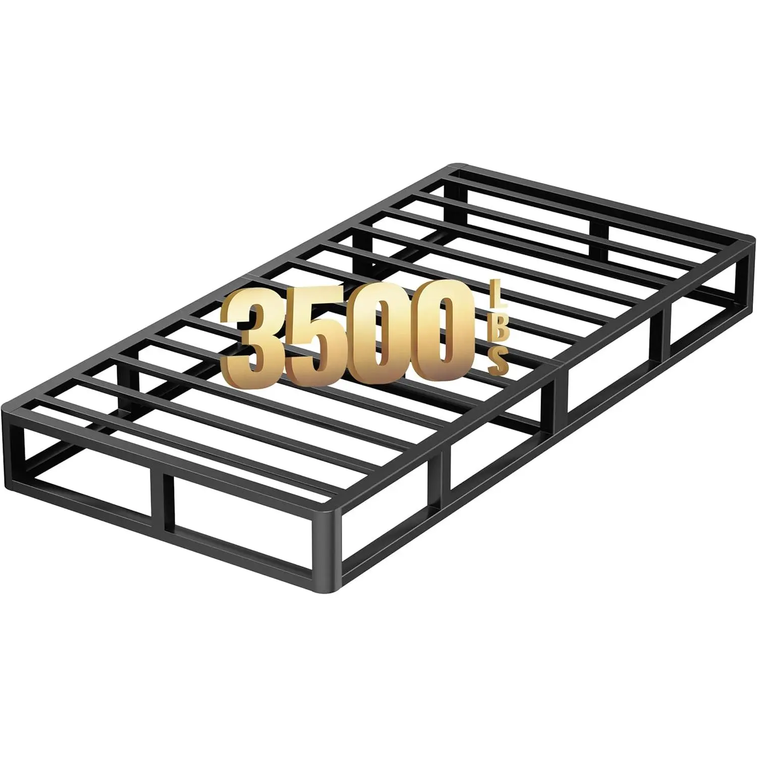 10 Inch  Box Spring, Heavy Duty Metal Box Spring Mattress Foundation with Fabric Cover, 3500lbs Max Weight Capacity, Easy Assembly, Noise Free, Non-Slip