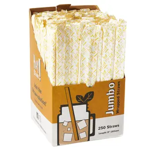 Wrapped Wide Jumbo Straws