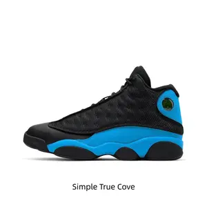 Streetwear Retro High Top Trainers Black Blue Color Block Hologram Lens Side Panel Anti-Slip Leopard Sole Daily Workout Travel Footwear