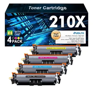 UDLTO Compatible HP 210X Toner Cartridges 4 Pack 4301fdw 4301 210X High Yield for HP 4301fdw 4201dn 4301fdn 4201dw Printer