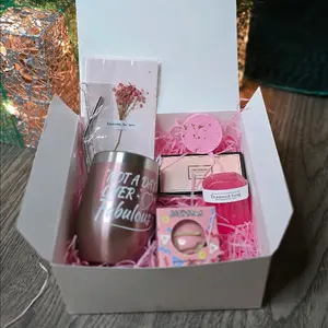 The pink Christmas box