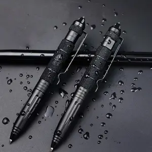 1/2pcs Military Tactical Pens , Self & Glass Breaker, Multi-Functional Survival Tac Pens Gifts for Men Dad Husband Him, Stationery Writing Tools