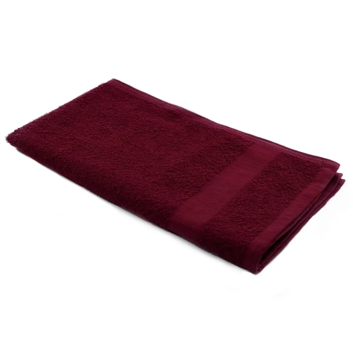 212 MAIN Rifz GSBR162830012 GS Cotton Bathroom Towels - Soft Absorbent, Bleach-Proof, Burgundy Salon-Use Hand Towels, Pack of 12, Bathroom Towel, Soft Absorbent Towel