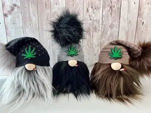 Unique Indoor Pot-Smoking Gnomes – Homegrown Fun! Stoner Gnomes – Artistic Cannabis Decor for a Fun, Homegrown Vibe, Weed Gnomes