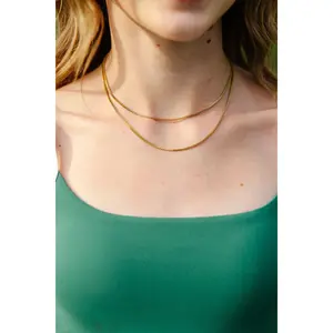 Box Chain – Gold or Silver Finish