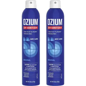 Ozium Oz.Air Sanitizer & Odor Eliminator for Homes, Cars, Offices and More, Original Scent, Pack of