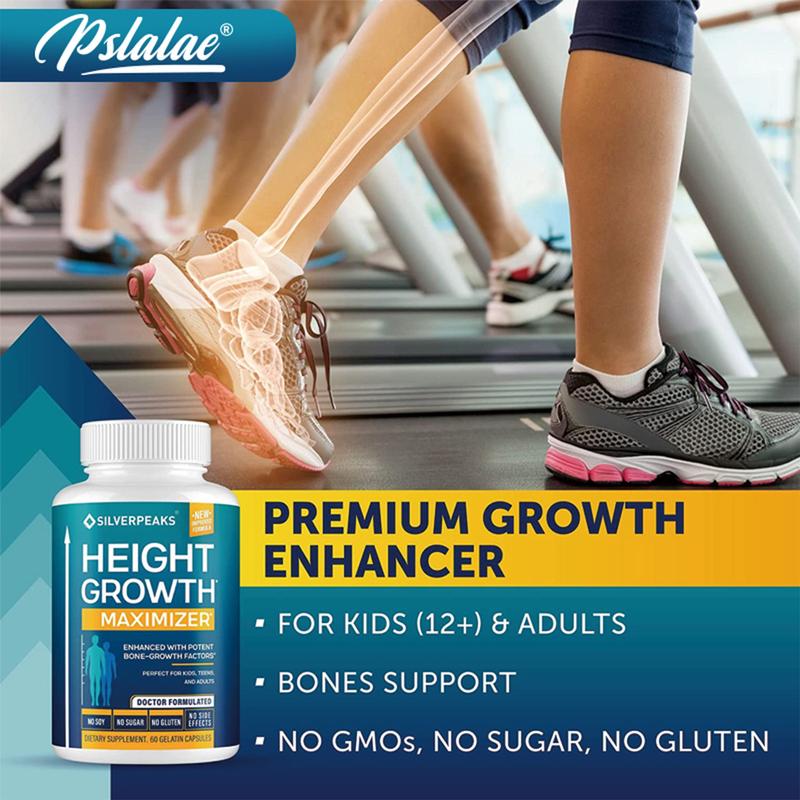 Pslalae Growth Capsules - Natural Height Increaser -120 Capsules Glucosamine Nutrients Dietary Chondroitin