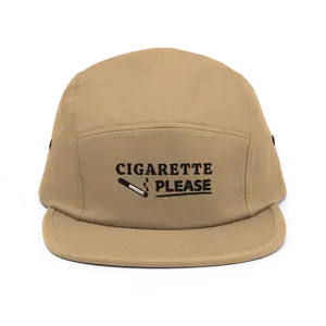 Cigarette Please Funny Five Panel Hat | Smoker Stoner Drunk Cig Gift Cap