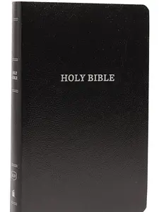 KJV Holy Bible: Gift and Award, Black Leather-Look, Red Letter, Comfort Print: King James Version