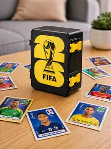 Soccer Card Storage Box – Holds 40–50 Cards | Collector Organizer Case