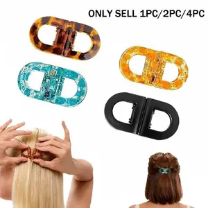 1/2/4Pcs Smart Magnetic Hair Clips - Strong Hold No-Slip Instant Clip Fashion  Easy-Clip Hair Accessories for Women with Fine Thick or Curly Hair -Easy Everyday Hairstyles