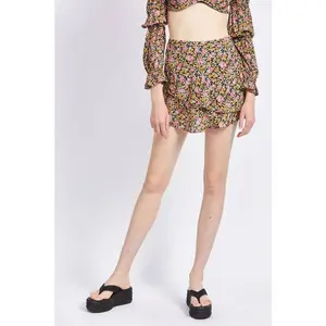 DITSY FLORAL RUFFLED SKORT