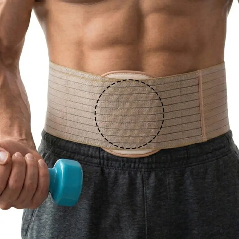Adjustable Abdominal Hernia Belt with Compression Pad, Breathable Waist Brace for Men & Women, Daily Comfort Support, Abdominal Binder