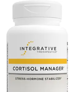 Integrative Therapeutics - Cortisol Manager - Supplement with Ashwagandha and L-Theanine - Supports Relaxation & Calm* - 30 Tablets