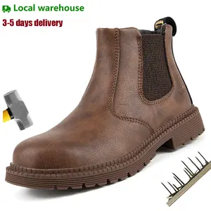 Safety Shoes Men Work Sneakers Indestructible resistant Shoes Anti-smash Puncture-Proof Protective Shoes Steel Toe Construction site Work Boots shoe healthcare worker fashionable footwear anti-puncture