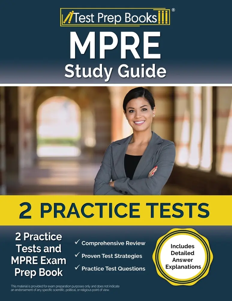 USED Book - MPRE Study Guide 2025 and 2026: 2 Practice Tests and MPRE Exam Prep Book [Includes Detailed Answer Explanations] by Morrison, Lydia (Paperback) - english