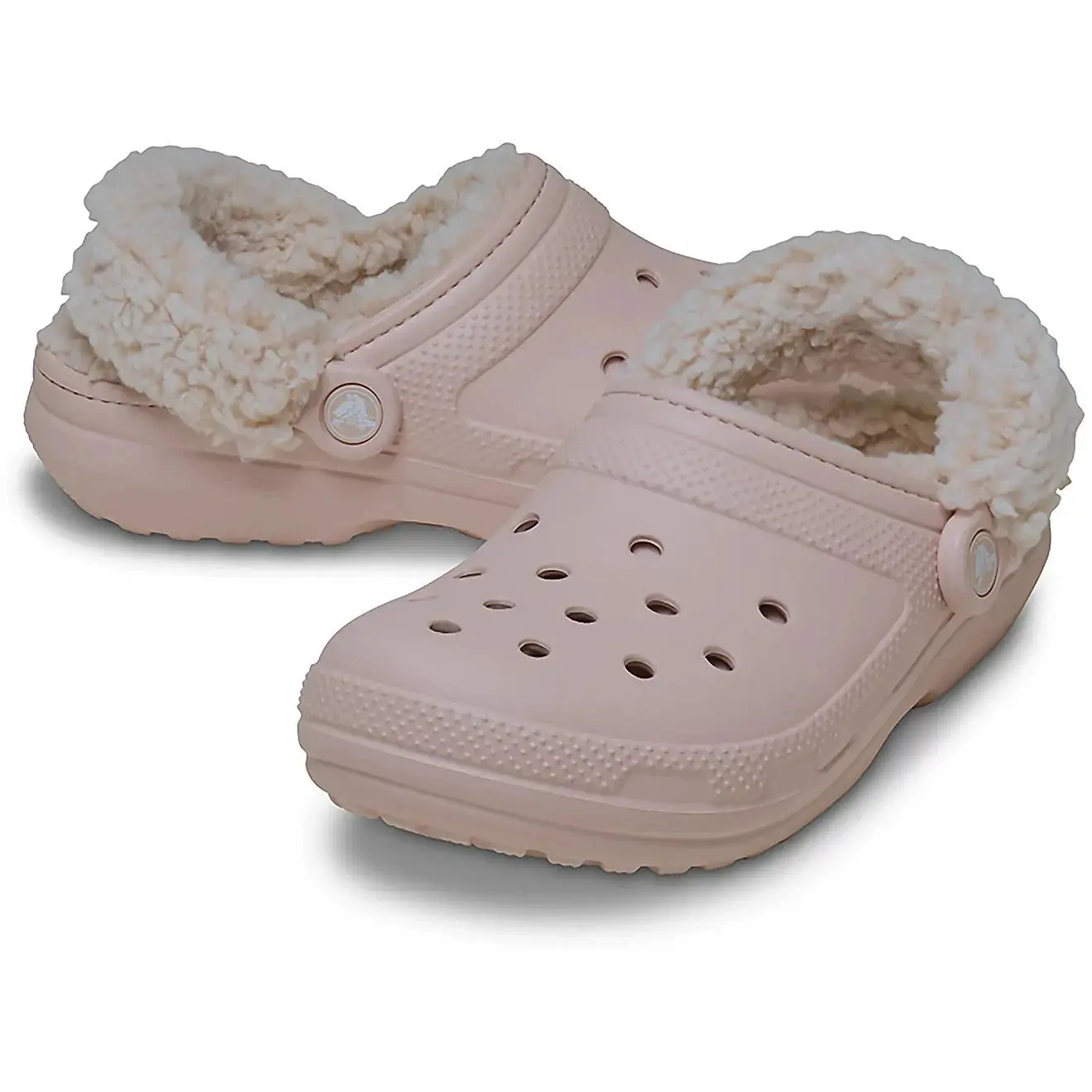 Crocs Classic 211396-6UR Clogs Men's Quartz Fleece Lined Slip On Shoes JAX903