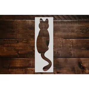 Cat Stencil - Art and Wall Stencil