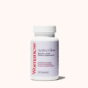 Womaness Active Glow Beauty & Joint Support Supplement - Premium Curcumin Capsules for Healthy Joints & Vibrant Hair Skin Nails - US Best Vitamins