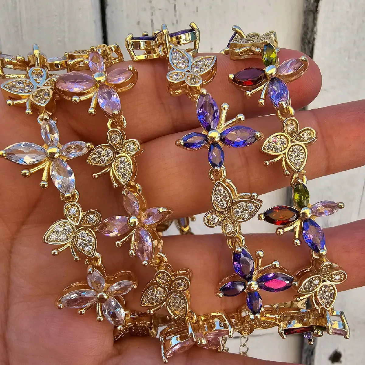 Mariposa de barrio bracelet gold-plated