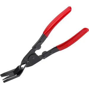 1 count Automobile Interior Upholstery Trim Clip Pliers Remover Tool, Push Pin Pliers Panel Clip Removal Pliers Trim  (Red)
