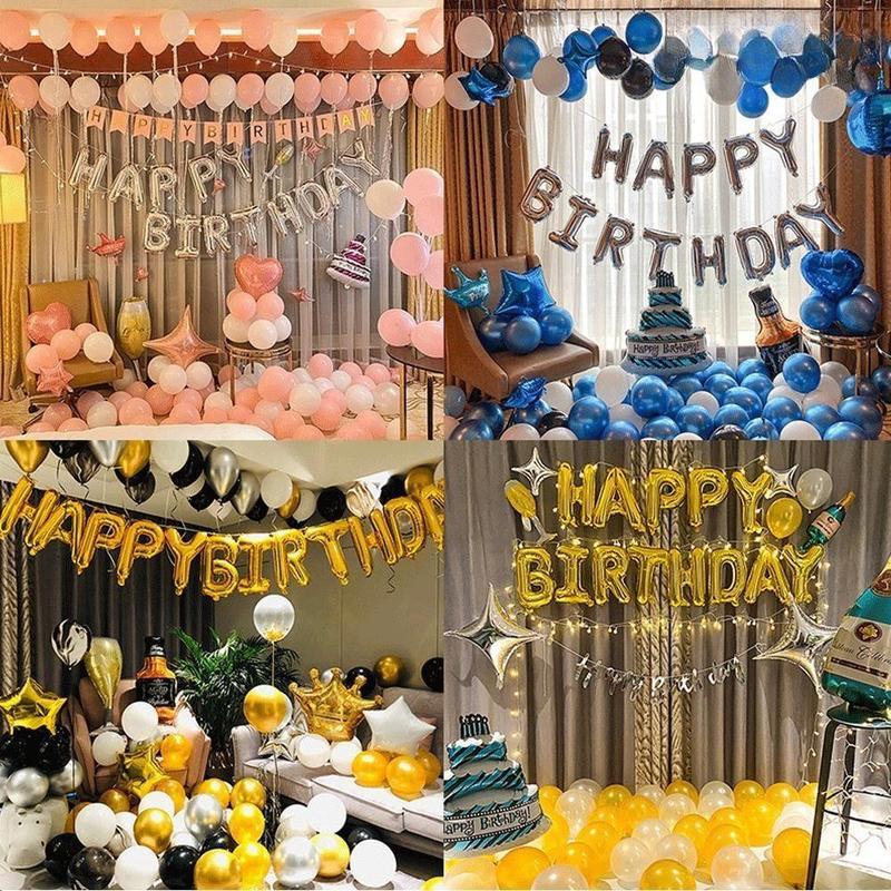 Birthday Party Decoration Set, Spiderman Theme Balloons, Eco-Friendly Recyclable Material, Universal for Adults and Kids, Multi-Scene Use, DIY Party Supplies, Halloween