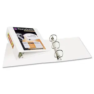 Avery 17145 protective View Binder with One-Touch EZD Rings, 4 in. Capacity, White