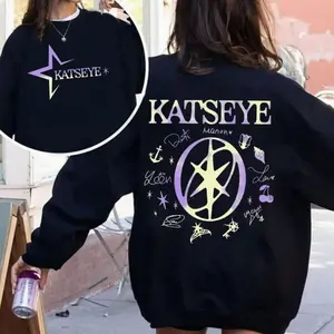 [Youth & Adult] Katseye Beautiful Chaos Unisex Sweatshirt, Katseye Kpop Graphics Hoodie, Katseye Gnarly Tshirt, All Member Tee, Gabriela, Unisex Sweater Pullover Tee