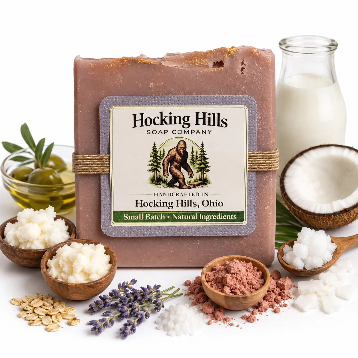 Honey Lavender Goat Milk Soap – Handcrafted Cold Process Soap with Honey & Lavender Fragrance