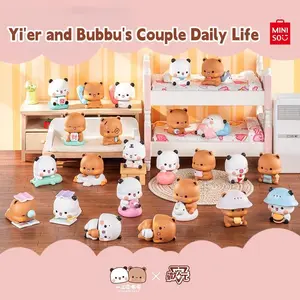 MINISO Yier&Bubu Couple Daily Scene Figurine Blind Box Suitable For Home & Car Decor/ Desktop Ornaments,Perfect Holiday/Birthday Gift #Summervibes