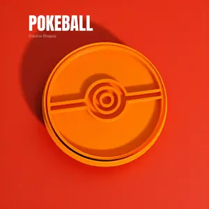 Pokeball Cookie Cutter + Stamp