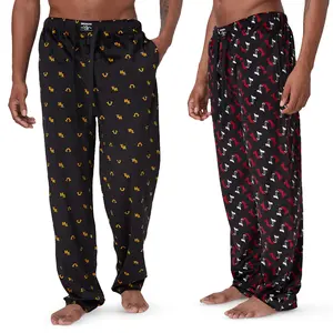 True Religion 2 Pack Fleece Pajama Pants for Men, PJ Pants Men’s Sleepwear Loungewear Navy Blue