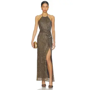 NBD Celine Gown in Gold