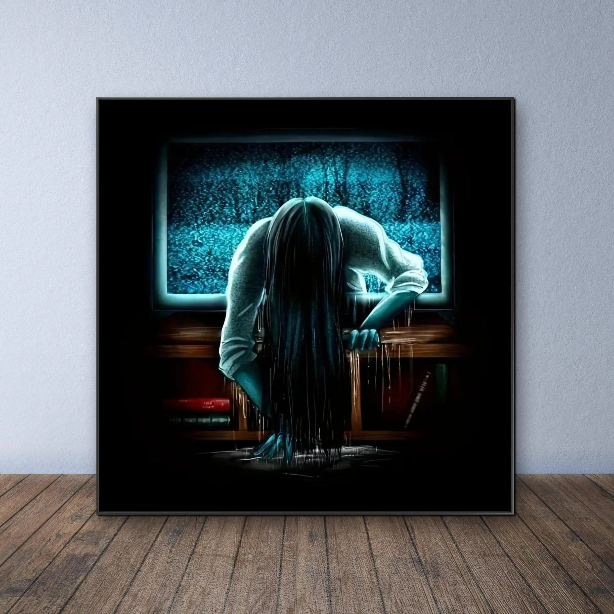 Scary Movie Characters Pattern DIY Diamond Arts Colorful Painting Kit without Frame, 5D Diamond Arts Colorful Painting Kit, Wall Art Decor for Home Living Room Bedroom, Diamond Painting Kits, Handicraft