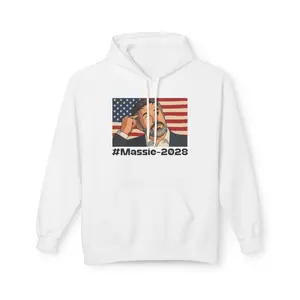Massie Thomas | #Massie 2028 Political Campaign Hoodie | American Flag Portrait