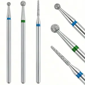 3 Pcs Nail Drill Bits Set Nail Bits For Nail Drill E-File Professional Carbide Drill Bit Set Nails For Acrylic Gel Nails Home Salon Manicure Cutics Multicolor