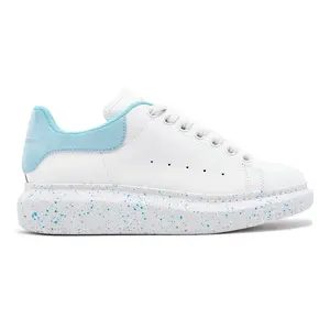 Alexander Mcqueen Larry Oversized Sneaker White Aquamarina (W)