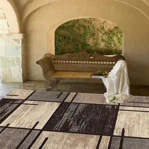 Geometric Pattern Kitchen Runner Rug, 1 Count Non-slip Kitchen Mat, Rectangle Floor Mat for Kitchen Living Room Bedroom Study Room, Boho Style Rug, Boho Runner Rug