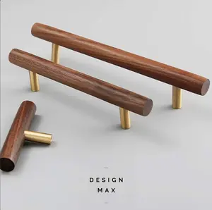 Premium Walnut and Solid Brass Hardware