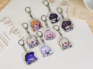 Wuthering Waves Aemeath Sigrika Herssen Acrylic Keychain WUWA Anime Game Charm gift