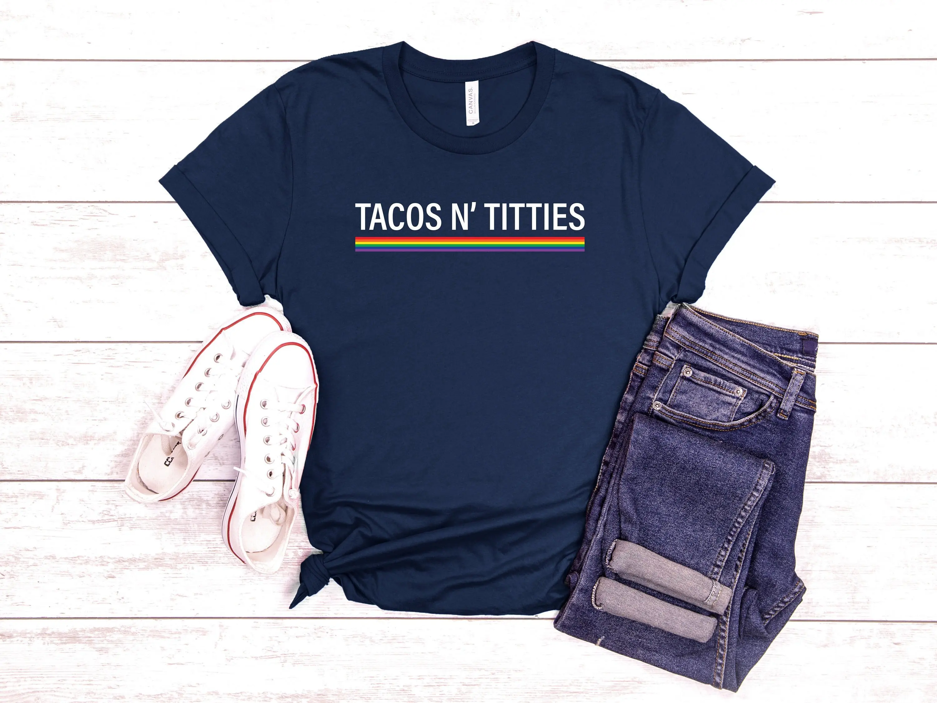 Tacoos and Tittiees T-shirt, Funny Sweatshirt, Lesbian Couple Gift, Lesbian Pride Hoodie , kindness Hoodie , pride month Sweatshirt , lgbtq Sweatshirt , lgbt Sweatshirt