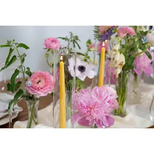 Dripless Beeswax Taper Candles